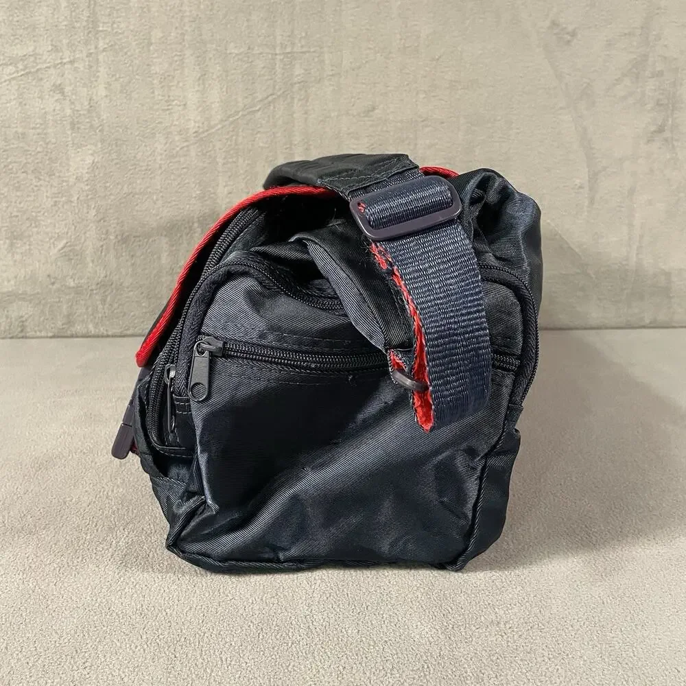 Tommy Hilfiger Nylon Messenger Shoulder Bag Blue Red Utility Travel Camera